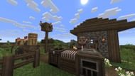 The Excalibur resource pack transforms the vanilla world and adds an array of textures based on the Middle Ages (Image via Sportskeeda Gaming // Mojang Studios/Maffew)
